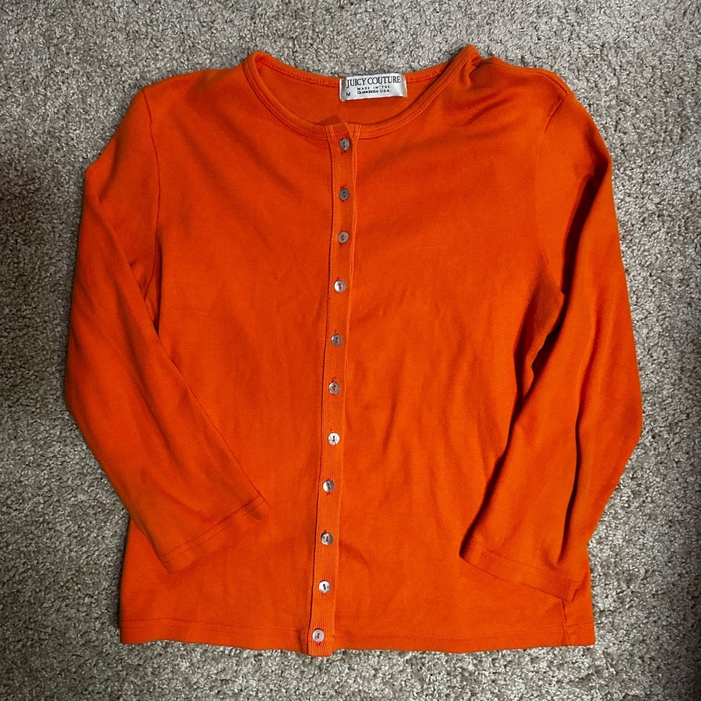 90s Juicy Couture cardigan 100% cotton